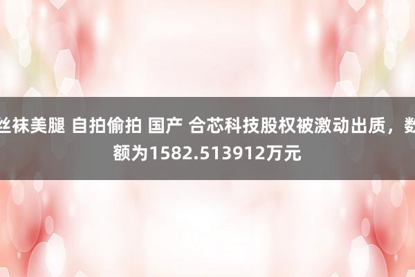 丝袜美腿 自拍偷拍 国产 合芯科技股权被激动出质，数额为1582.513912万元