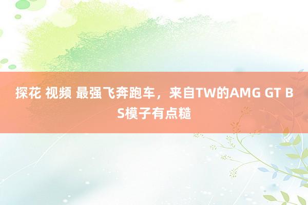 探花 视频 最强飞奔跑车，来自TW的AMG GT BS模子有点糙