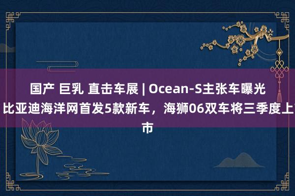 国产 巨乳 直击车展 | Ocean-S主张车曝光，比亚迪海洋网首发5款新车，海狮06双车将三季度上市